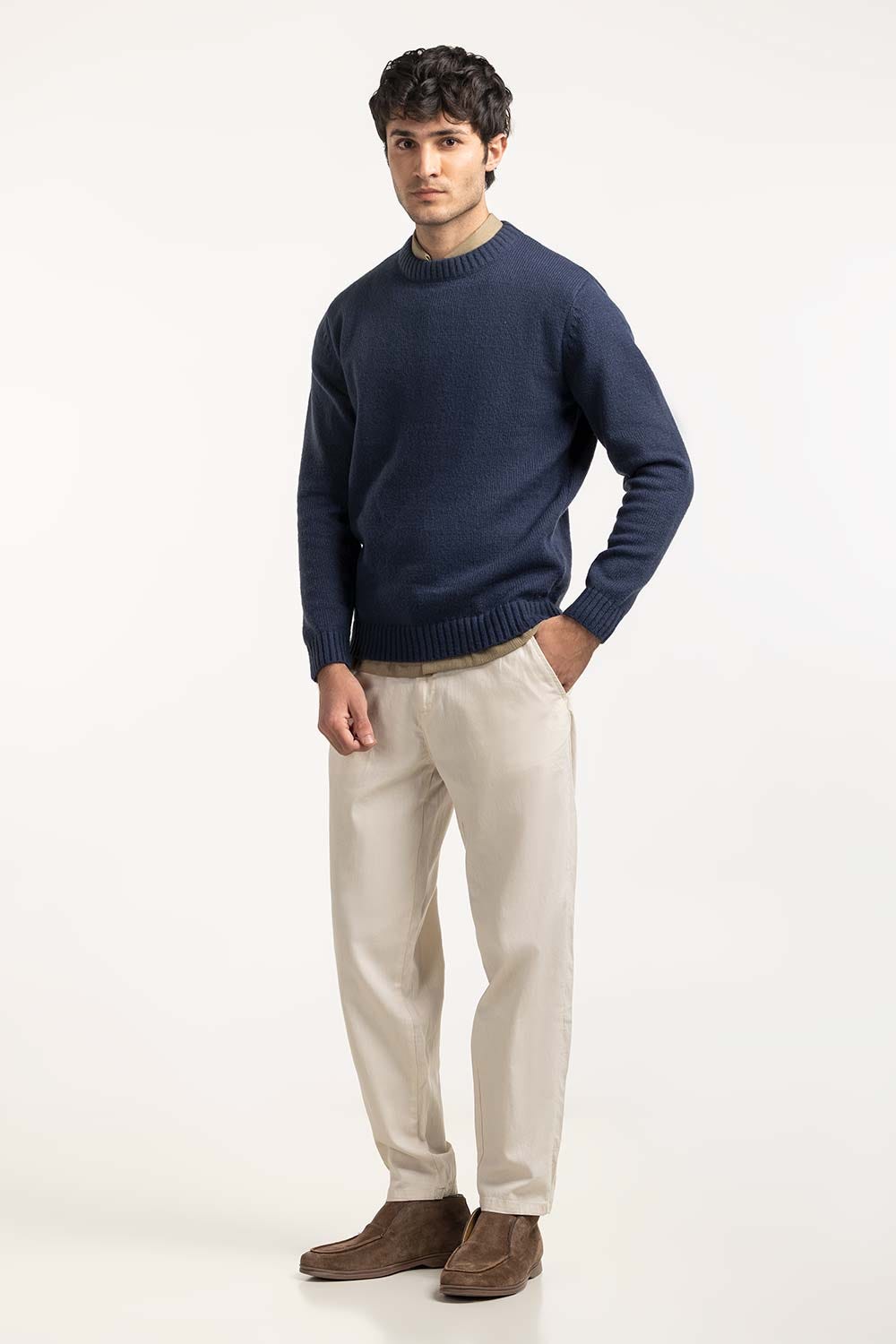 Crew Neck  Sweater MN-SWT-WS24-016-01 A