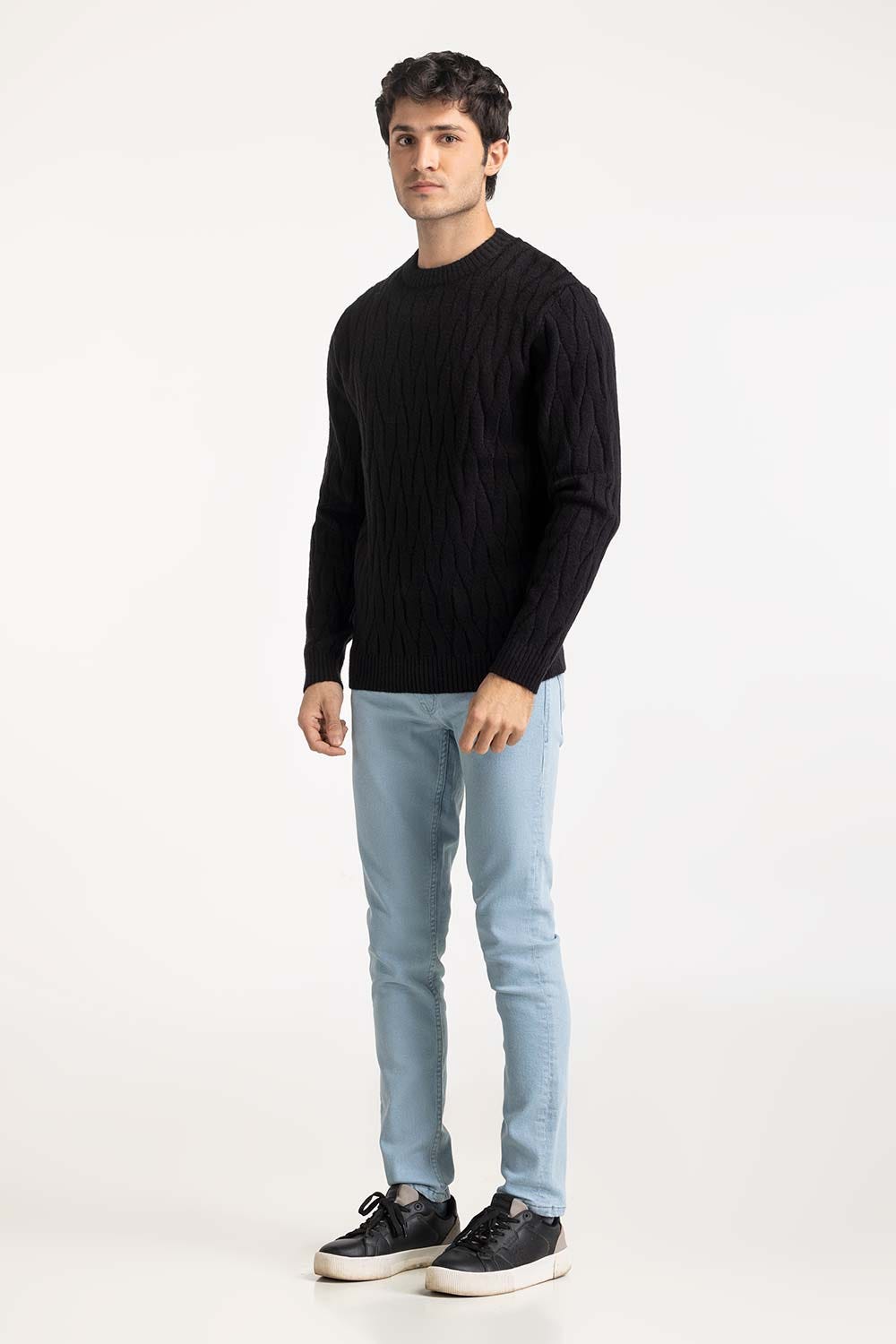 Crew Neck  Sweater MN-SWT-WS24-021 B