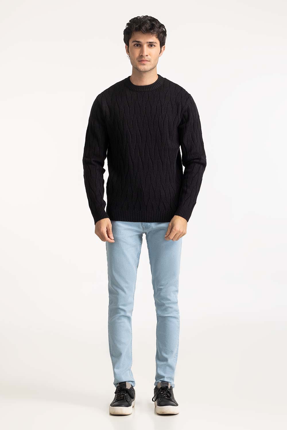 Crew Neck  Sweater MN-SWT-WS24-021 B