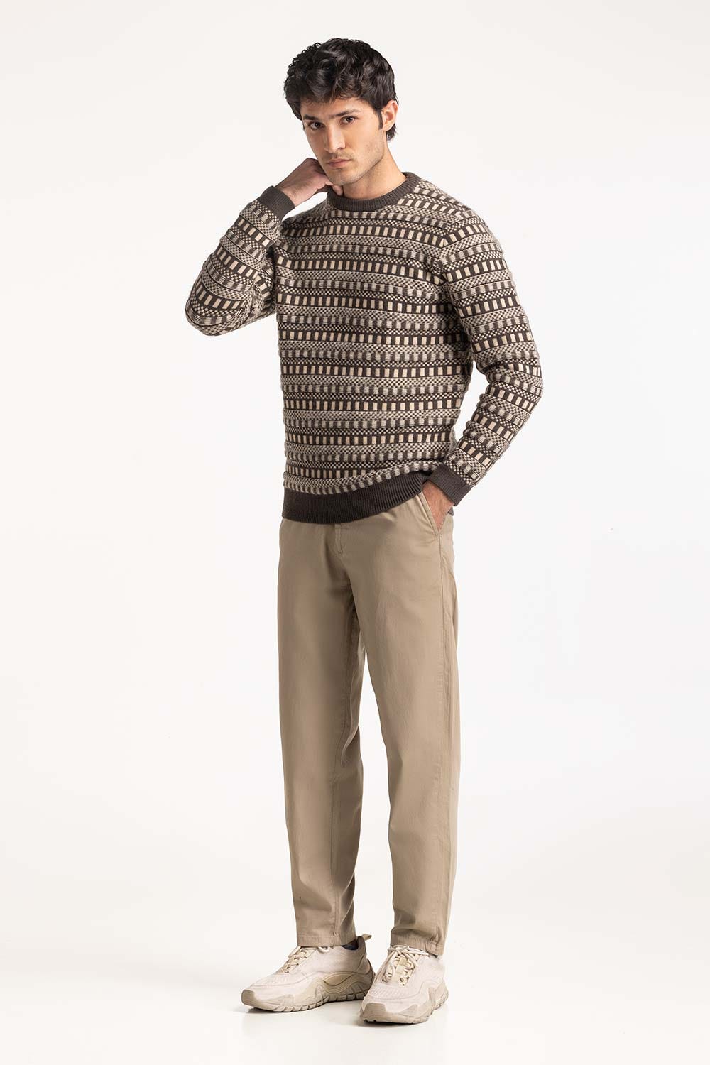 Crew Neck Sweater MN-SWT-WS24-068