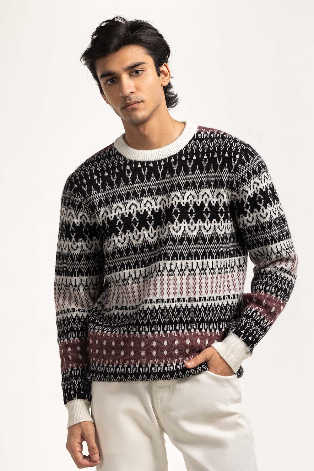 Crew Neck Sweater MN-SWT-WS24-075