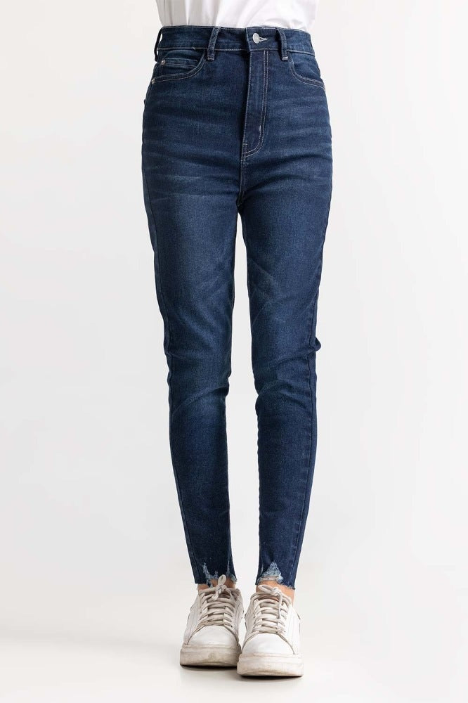 Dark Blue Basic Denim Jeans WM-JNS-SS24-003