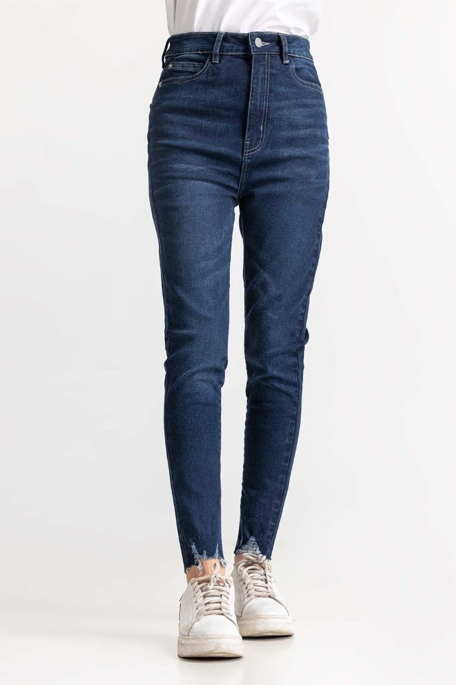 Dark Blue Basic Denim Jeans WM-JNS-SS24-003