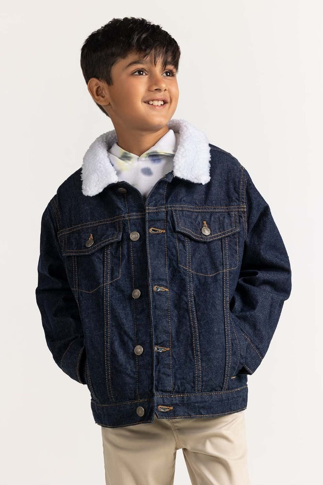 Dark Blue Basic Jacket 224-310-047