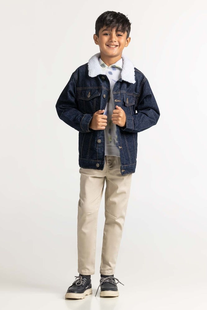 Dark Blue Basic Jacket 224-310-047