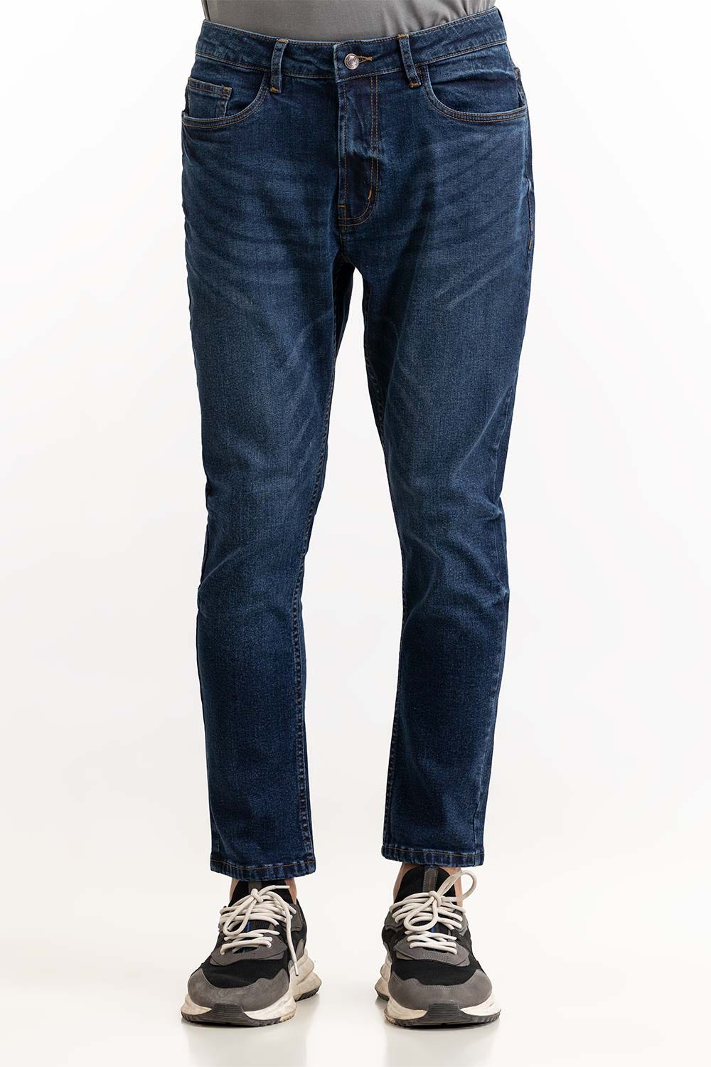 Dark Blue Basic Jeans 231-121-001 B