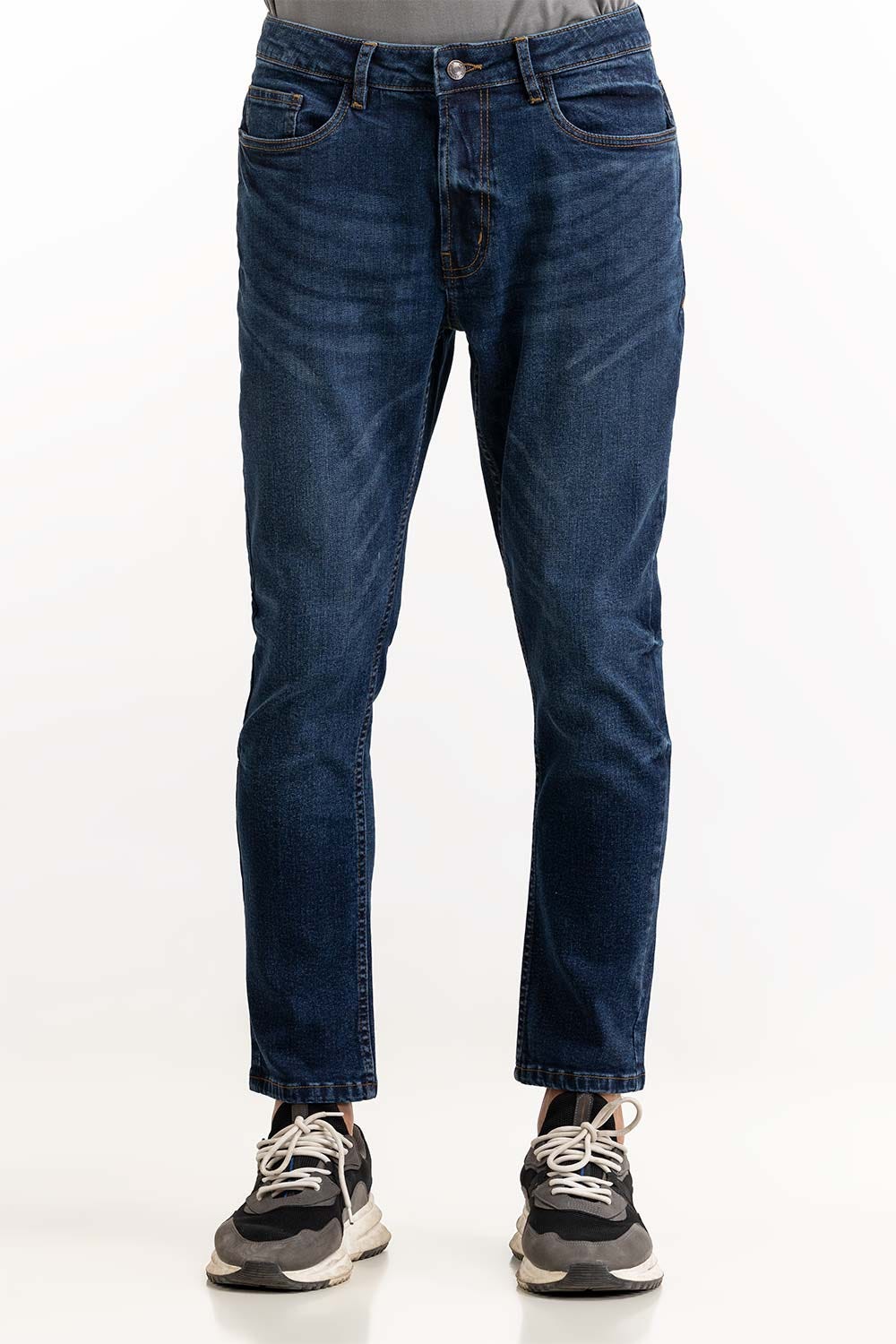 Dark Blue Basic Jeans 231-121-001 B
