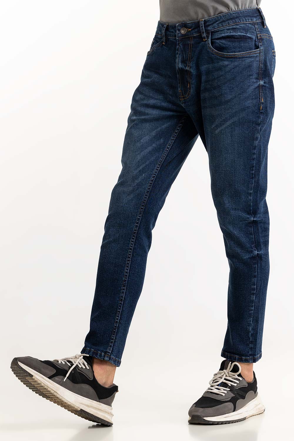 Dark Blue Basic Jeans 231-121-001 B