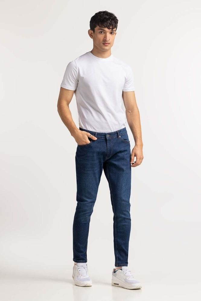 Dark Blue Basic Jeans MN-JNS- DN23-002