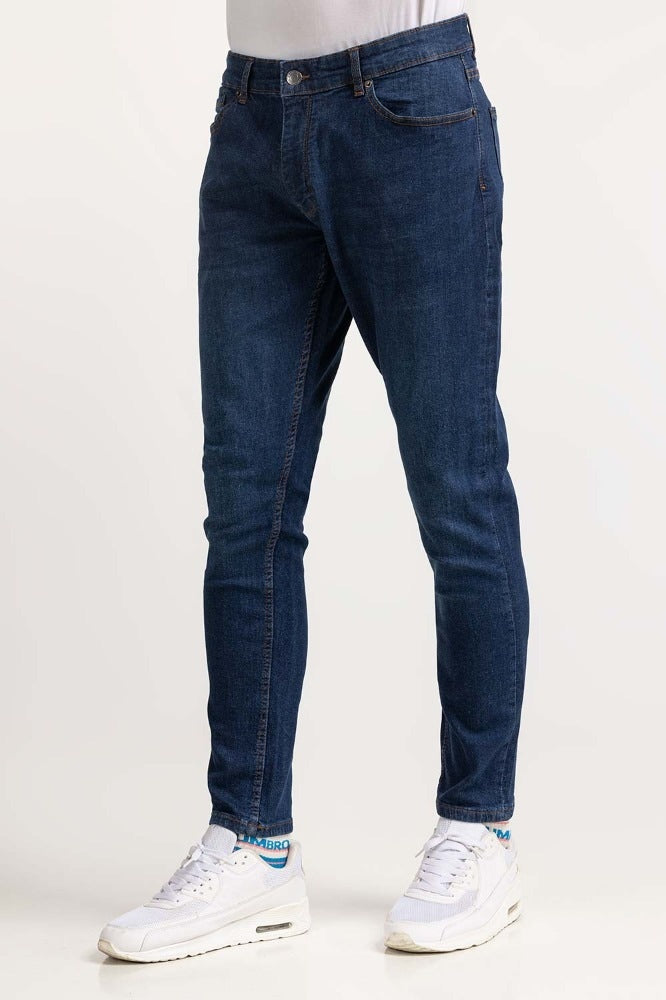 Dark Blue Basic Jeans MN-JNS- DN23-002