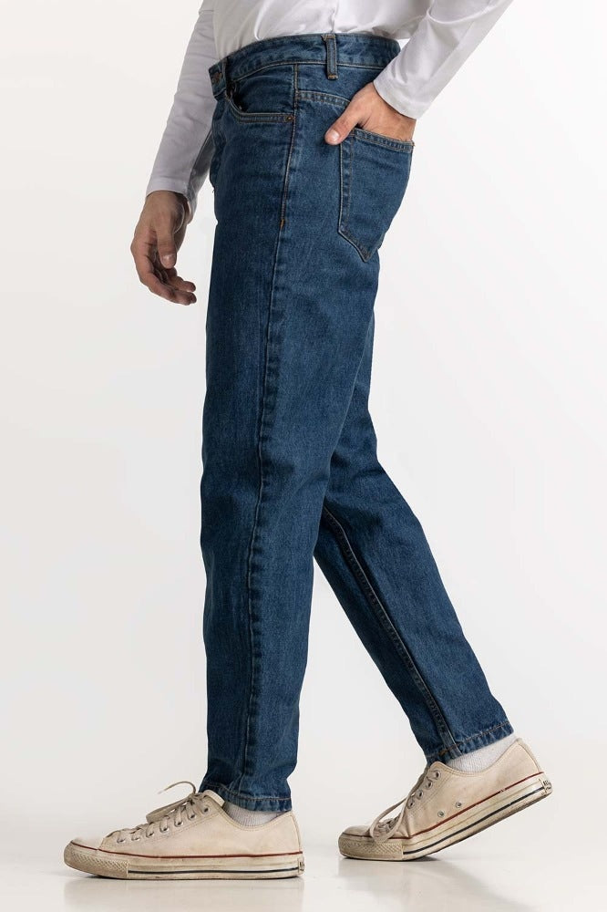 Dark Blue Basic Jeans MN-JNS-WS23-005