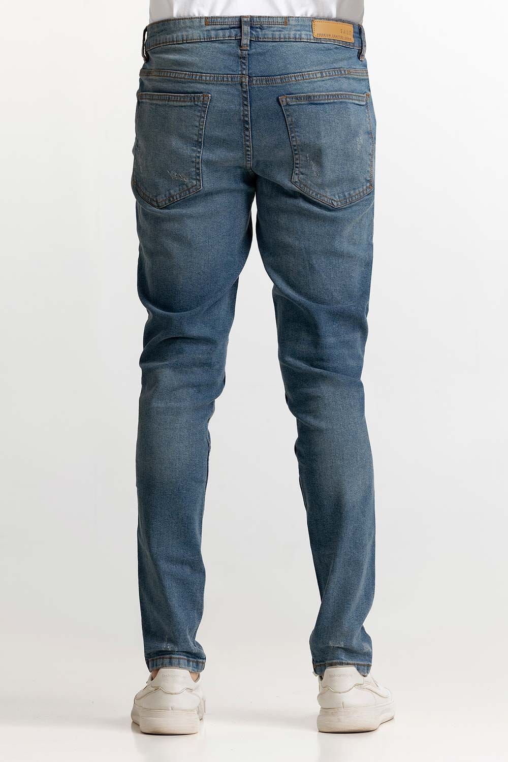 Dark Blue Basic Jeans MNJNSSS24003