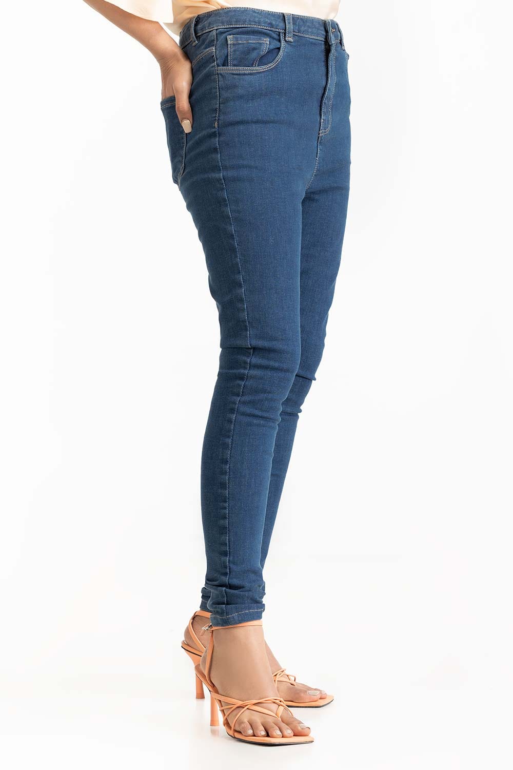 Dark Blue Denim Jeans 231-221-001 A