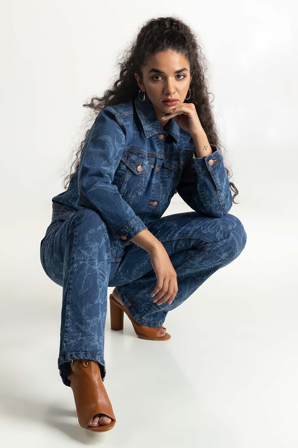 Dark Blue Denim Jeans 224-210-100