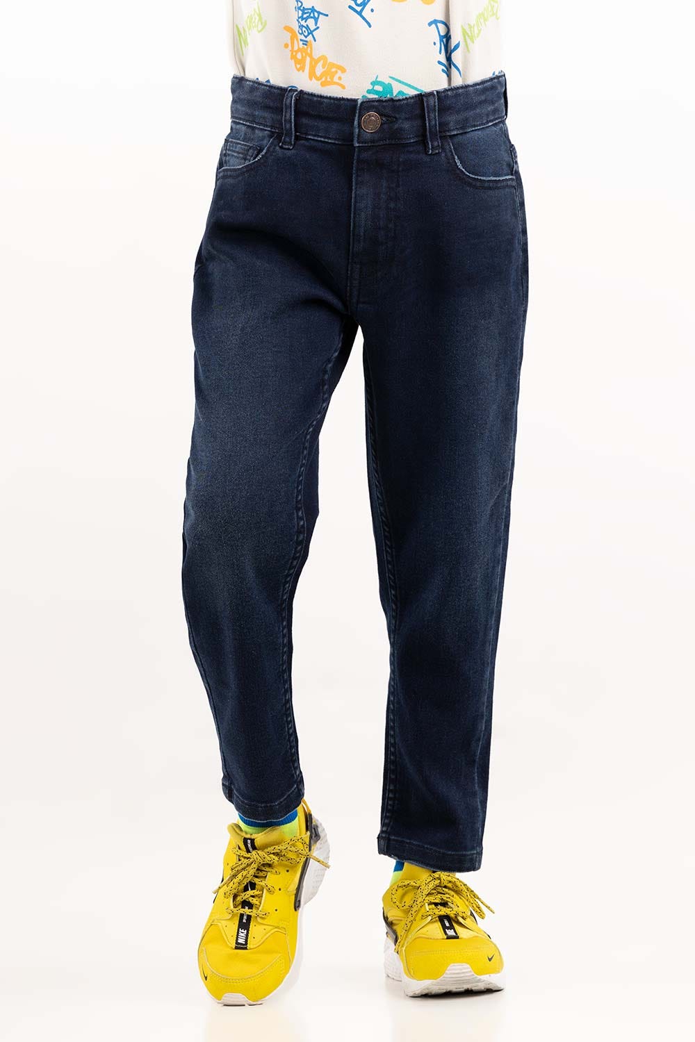 Junior Boy Dark Blue Jeans 224-321-011