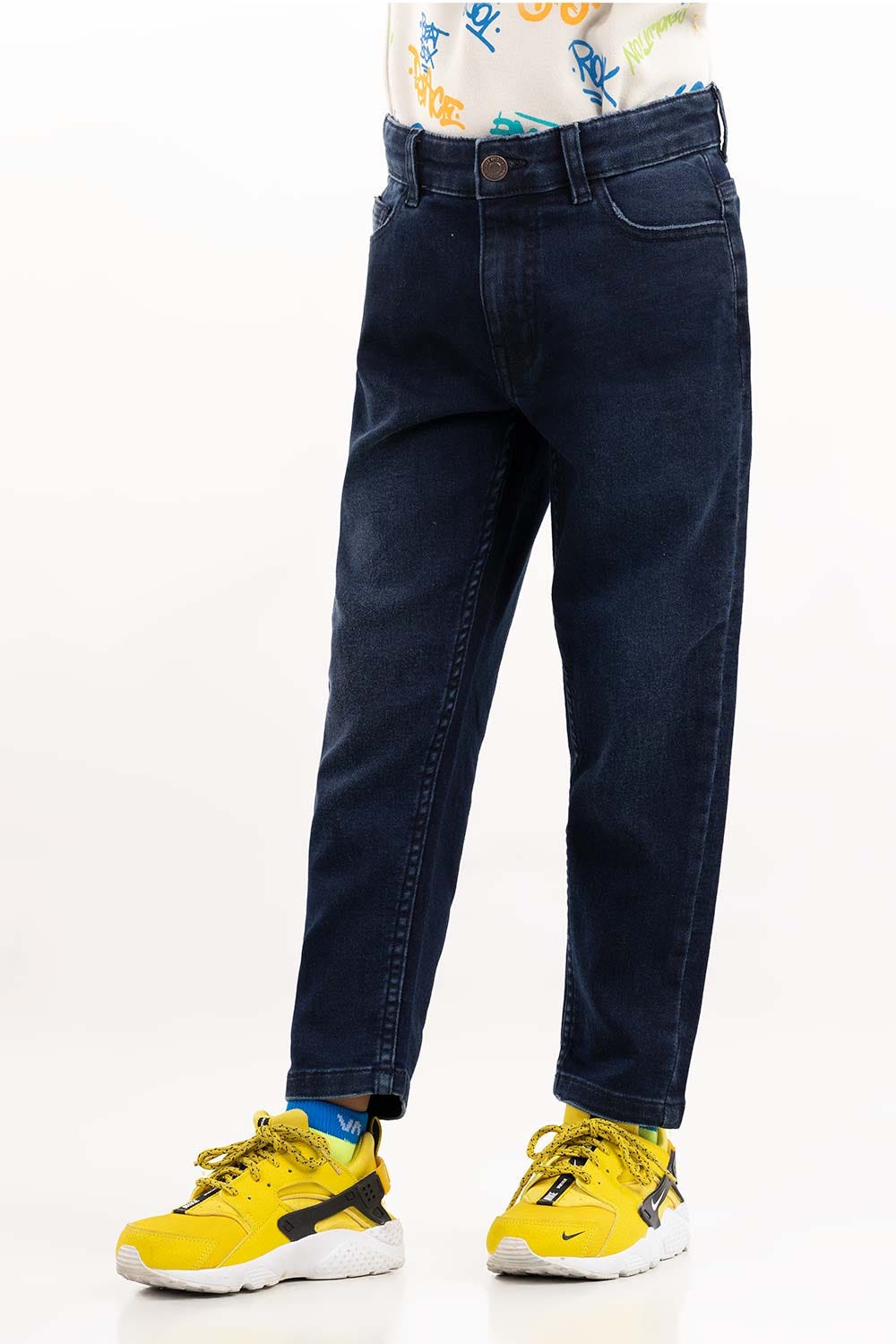Junior Boy Dark Blue Jeans 224-321-011