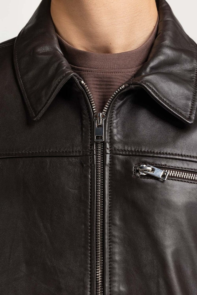 Olay Leather Jacket MN-JKT-WS23-065B