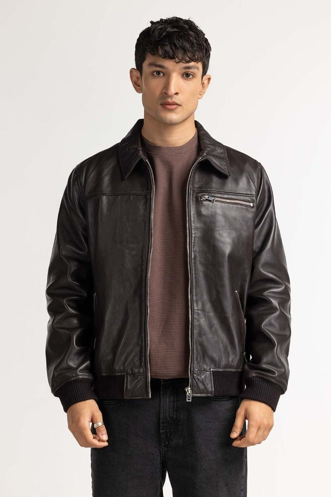 Olay Leather Jacket MN-JKT-WS23-065B