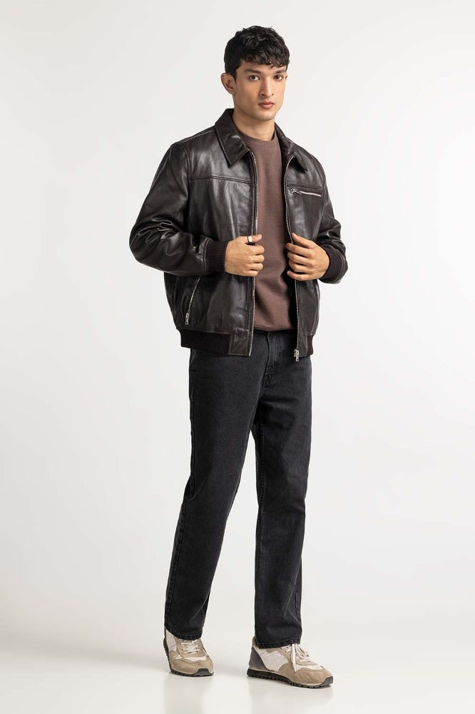 Olay Leather Jacket MN-JKT-WS23-065B