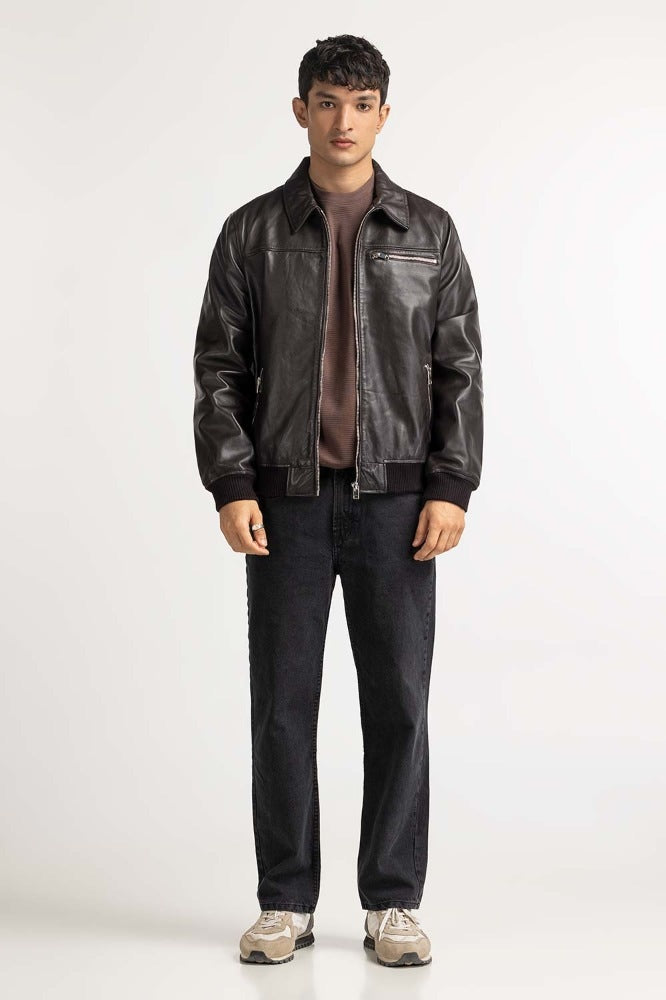 Olay Leather Jacket MN-JKT-WS23-065B