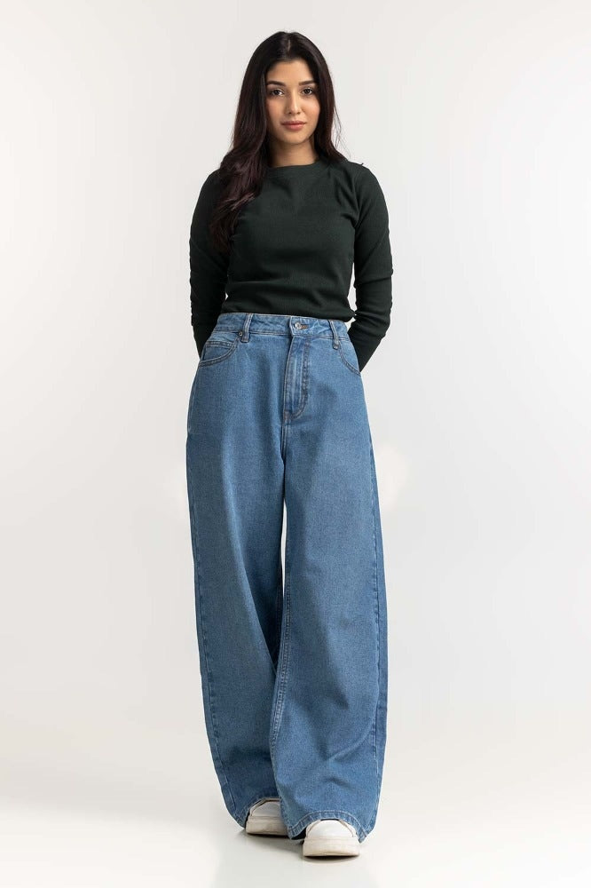 Dark Green Basic Knitted Top WM-KTP-WS23-220DG