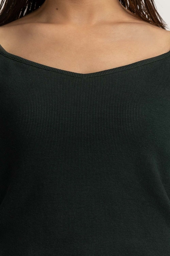 Dark Green Basic Top WM-KTP-WS23-205