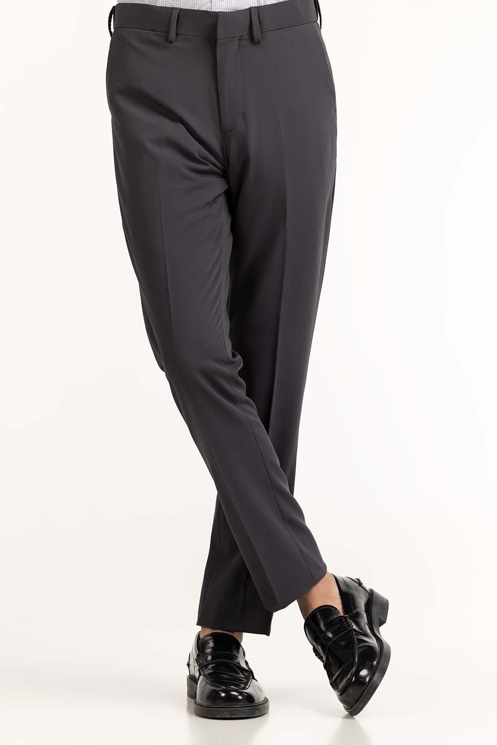 Dark Grey Basic Dress Pant MN-TR-FM23-004