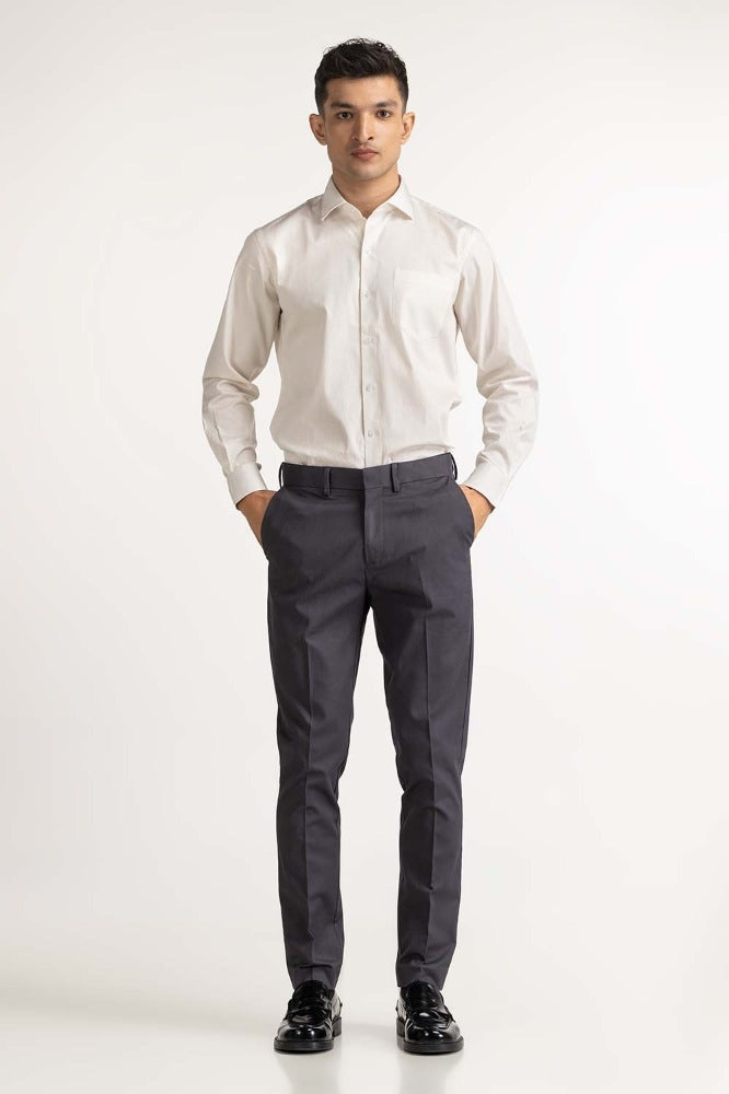 Dark Grey Basic Formal Chino Trouser MN-TR-FC23-008