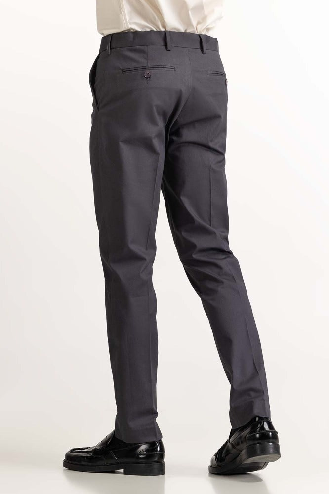 Dark Grey Basic Formal Chino Trouser MN-TR-FC23-008