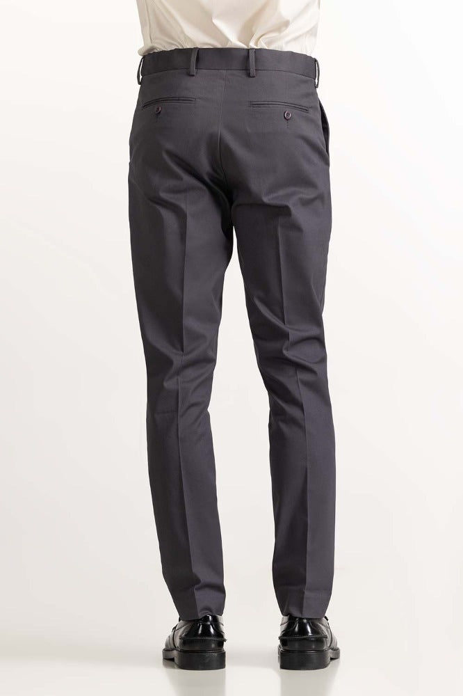 Dark Grey Basic Formal Chino Trouser MN-TR-FC23-008