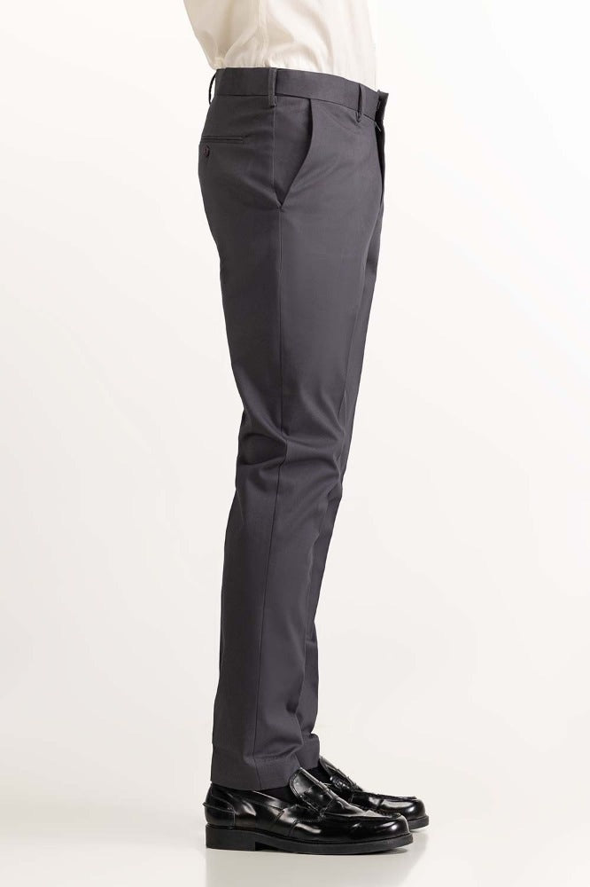 Dark Grey Basic Formal Chino Trouser MN-TR-FC23-008