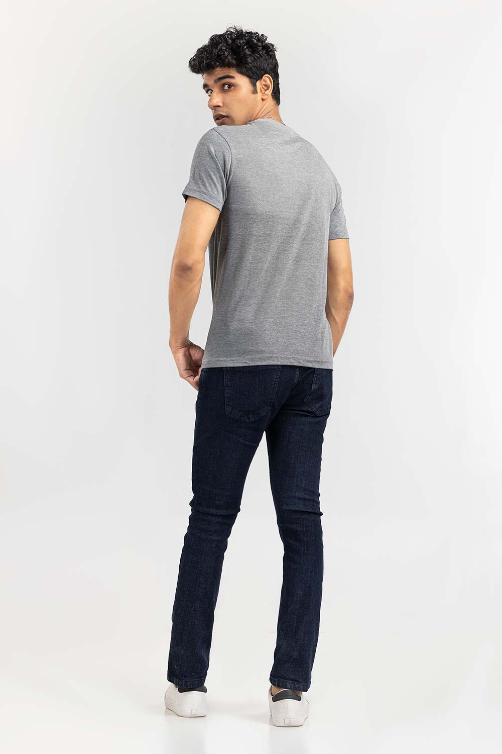 Dark Grey Fashion Tees JGP-D285