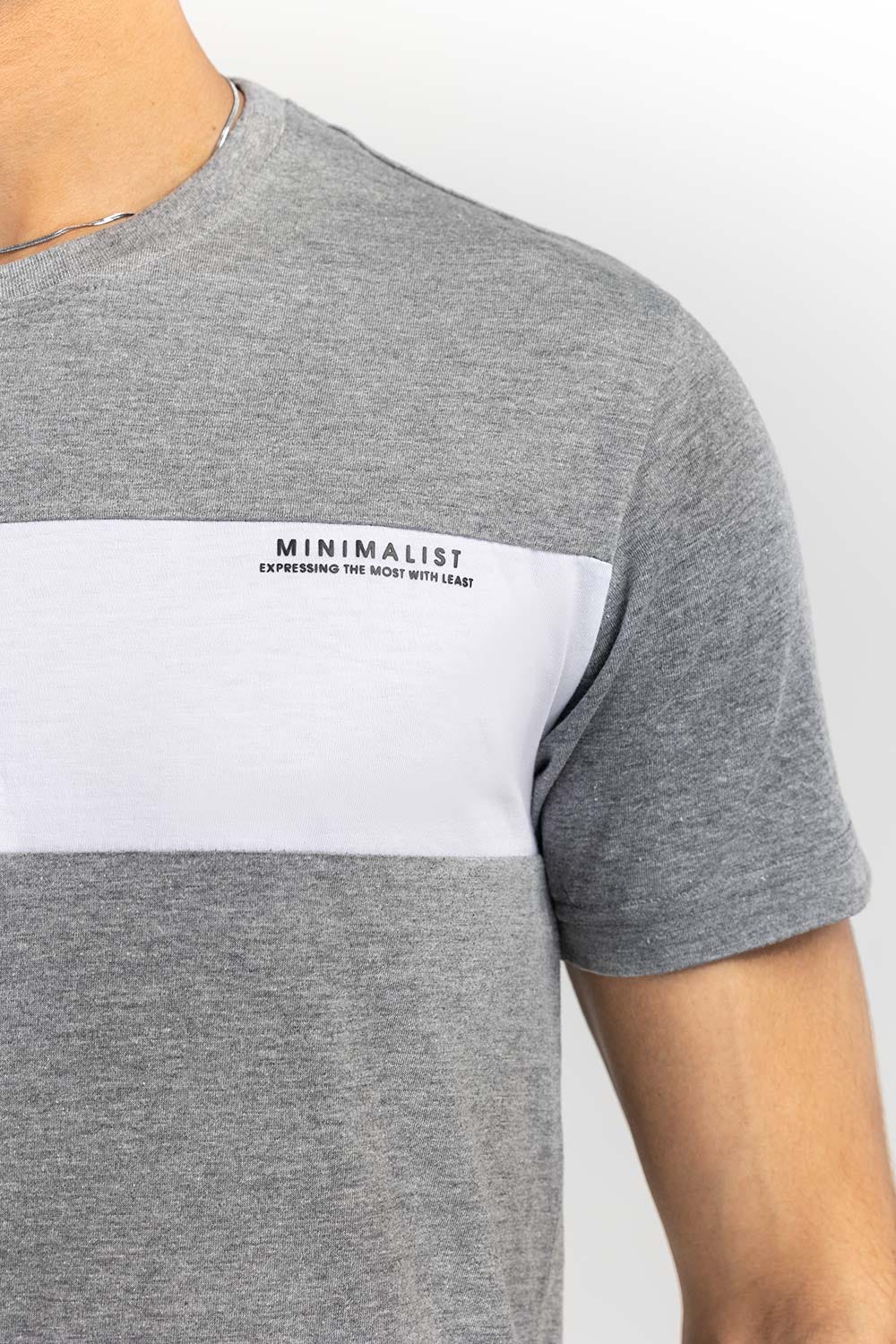 Dark Grey Fashion Tees JGP-D285