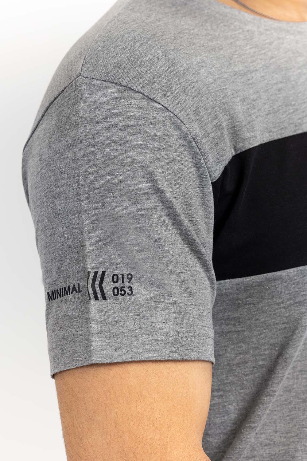 Dark Grey Fashion Tees JGP-D285