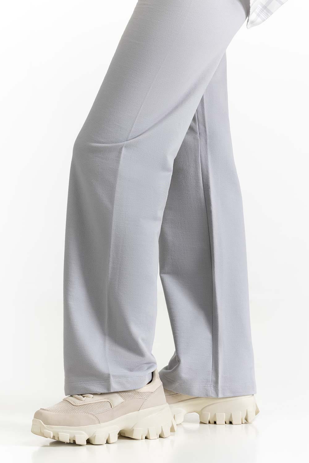 Dark Grey Knit Trouser 231-220-006 B