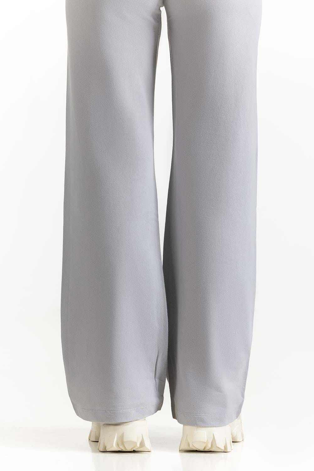 Dark Grey Knit Trouser 231-220-006 B