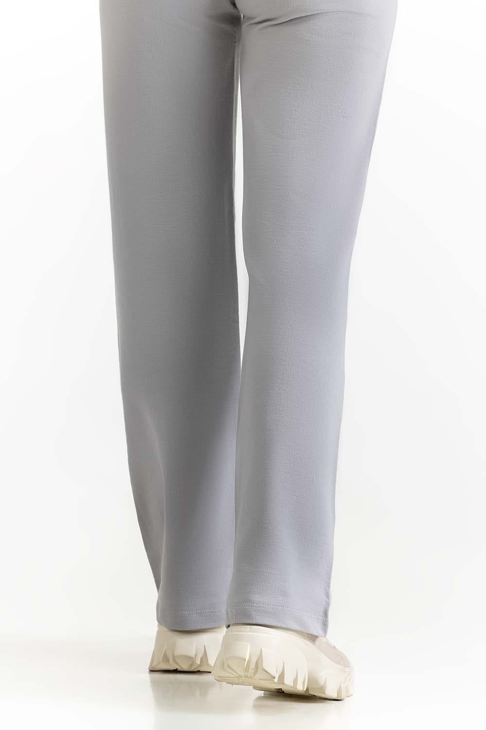 Dark Grey Knit Trouser 231-220-006 B