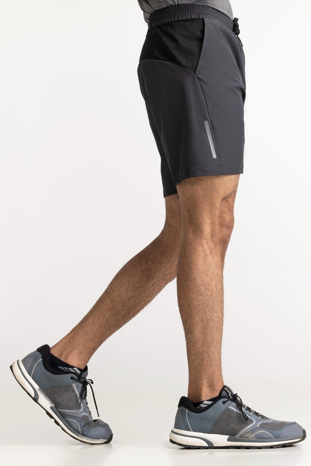 Dark Grey Textured Short AW-SHT23-029