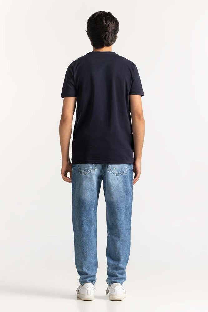 Dark Navy Basic Muscle Tee TS-CNSJ24-028