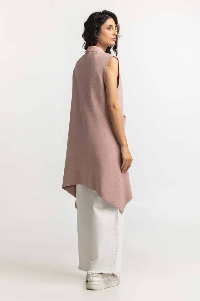 Dark Pink Basic Sweater WM-SWT-WS23-085