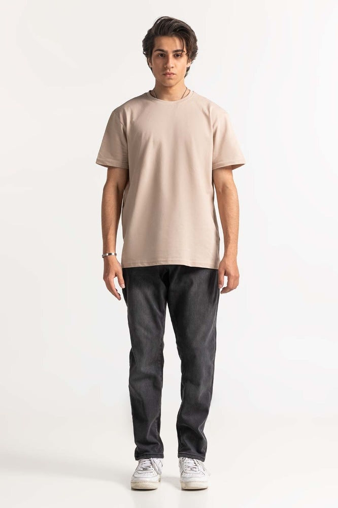 Dark Skin Basic Pique Tee MN-TS-BS-WS23-523