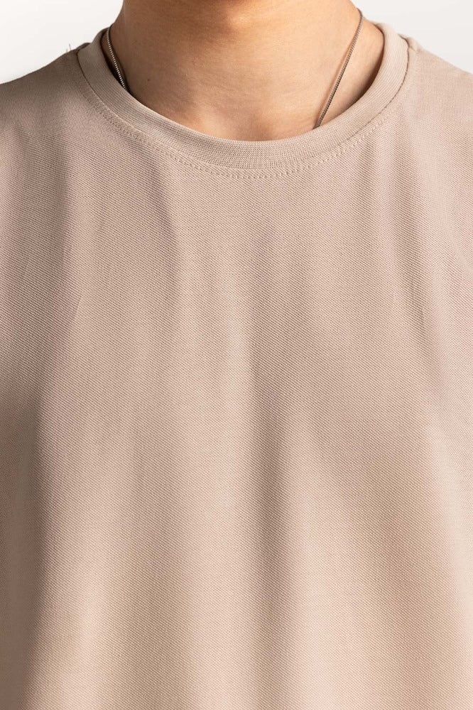 Dark Skin Basic Pique Tee MN-TS-BS-WS23-523