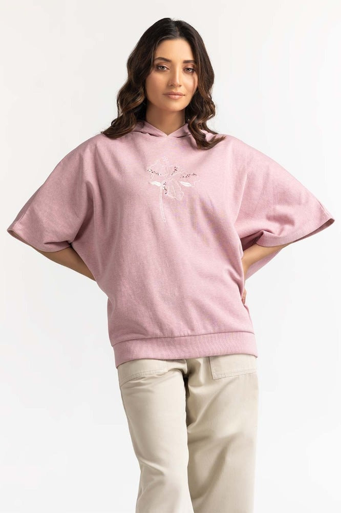 Dawn Pink Basic Sweatshirt WM-SWS-WS23-002