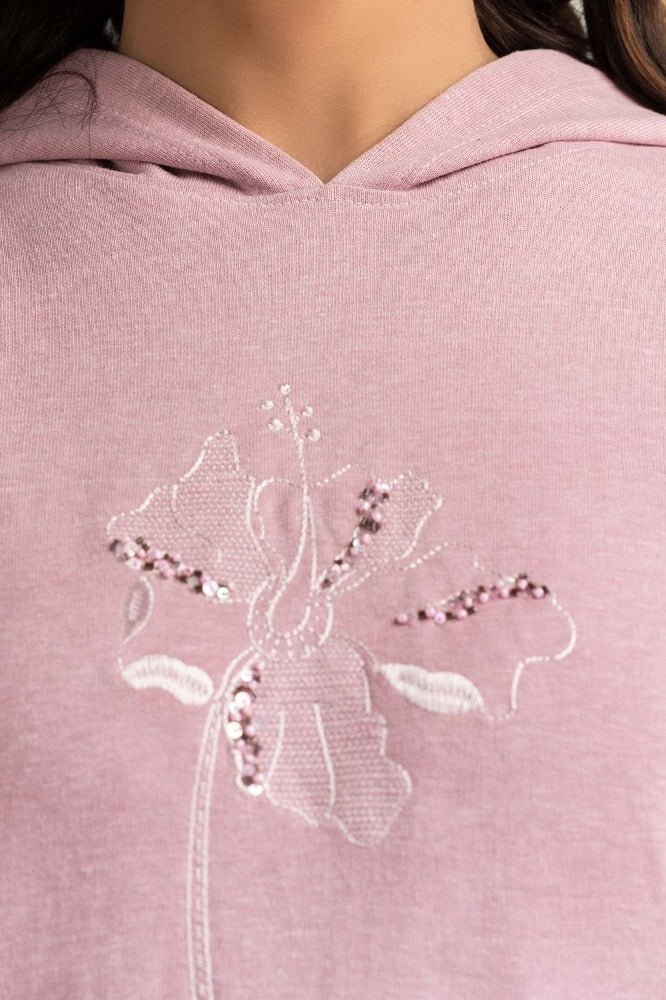 Dawn Pink Basic Sweatshirt WM-SWS-WS23-002