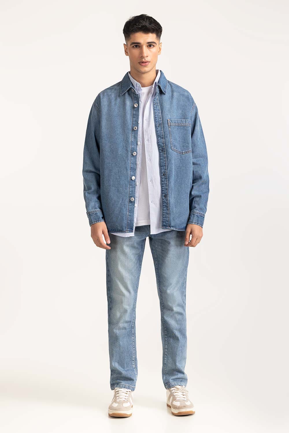 Denim Shacket MN-DNCS-WS24-003
