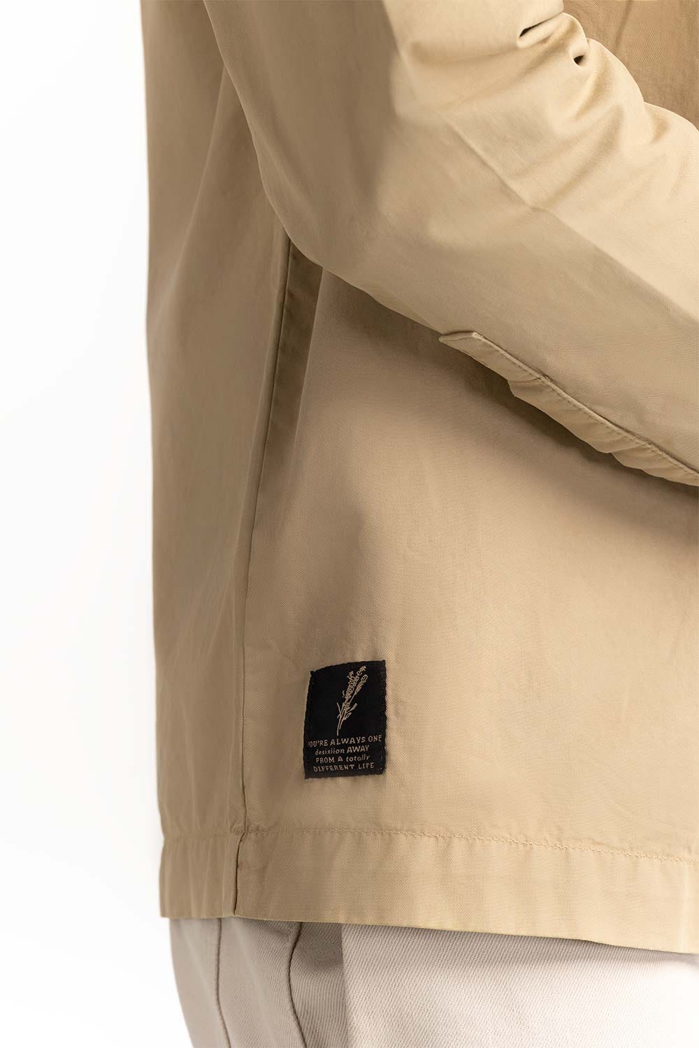 Dessert Sand Non-Denim Overshirt 224-117-043