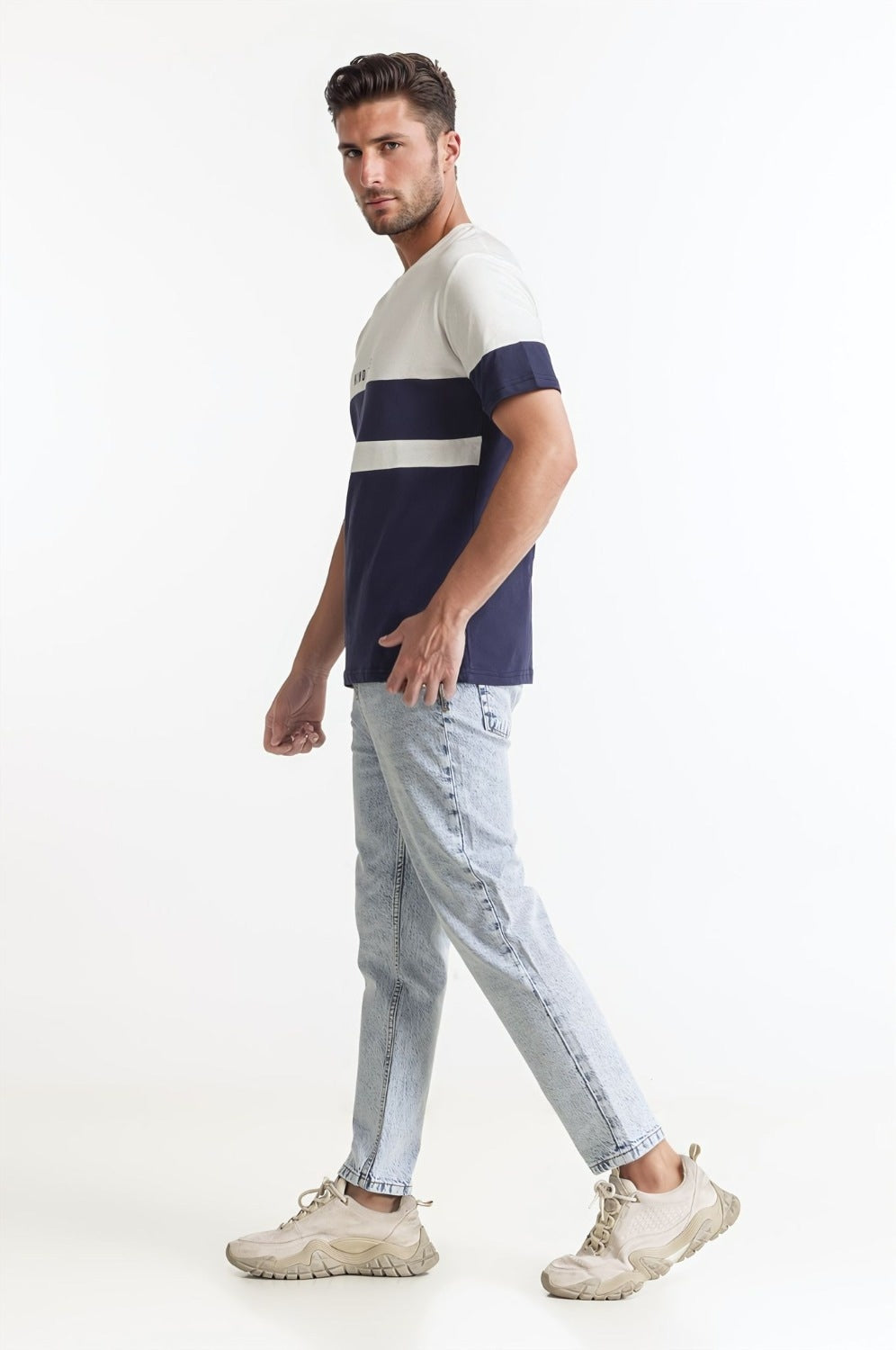 Discharge Stripe Tee TS-CNSJ24-297