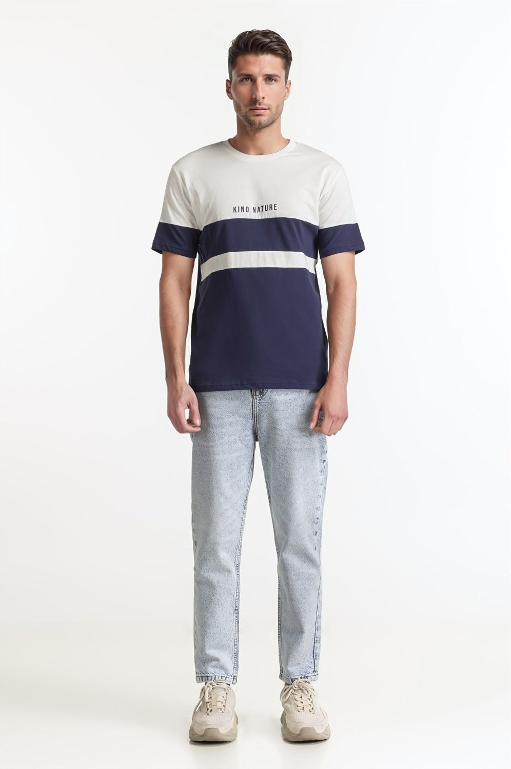 Discharge Stripe Tee TS-CNSJ24-297