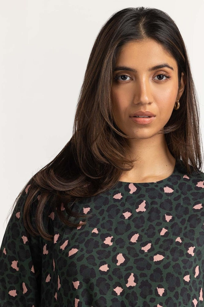 Dark Green Basic Top WM-DRSWS23-004