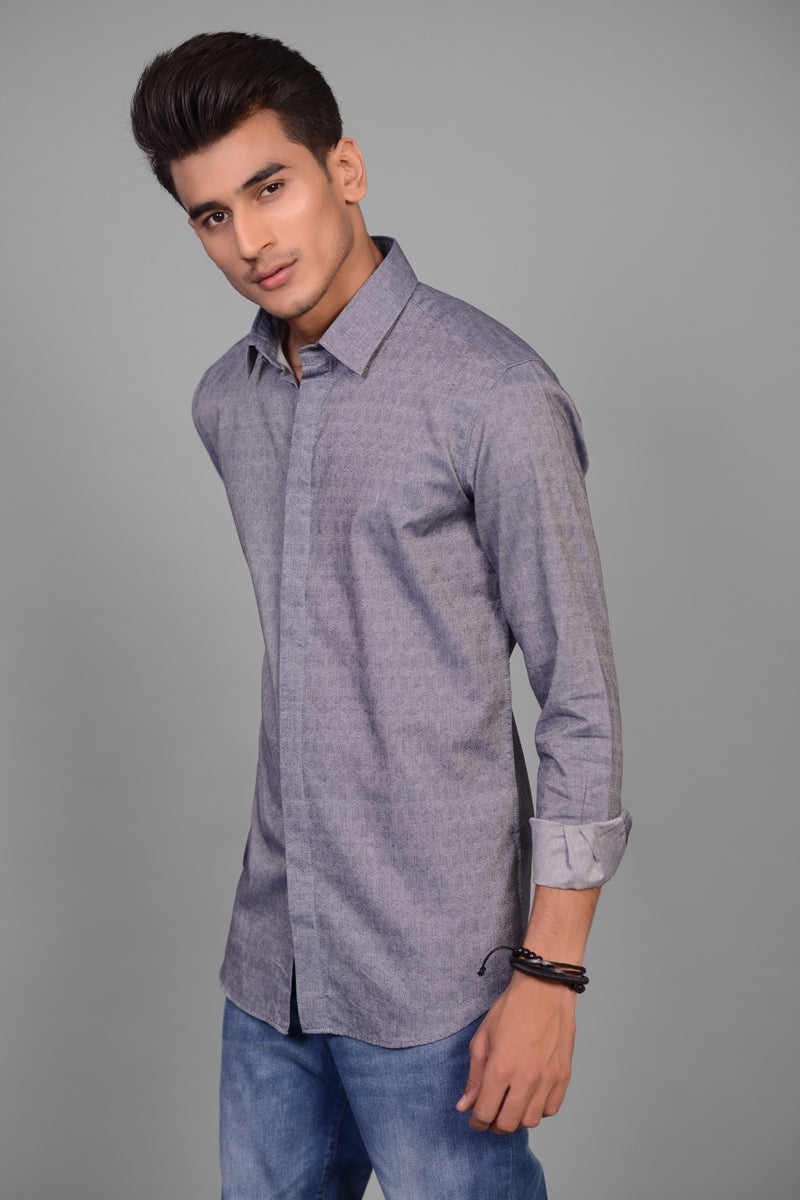 Leawood -Navy  Casual Slim Fit CM-YD-2212